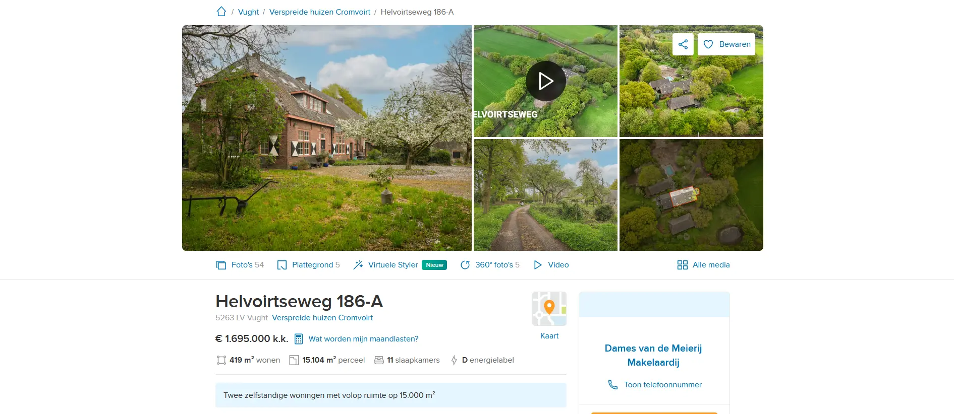 Funda helvoirtseweg vught zilver goud pakket